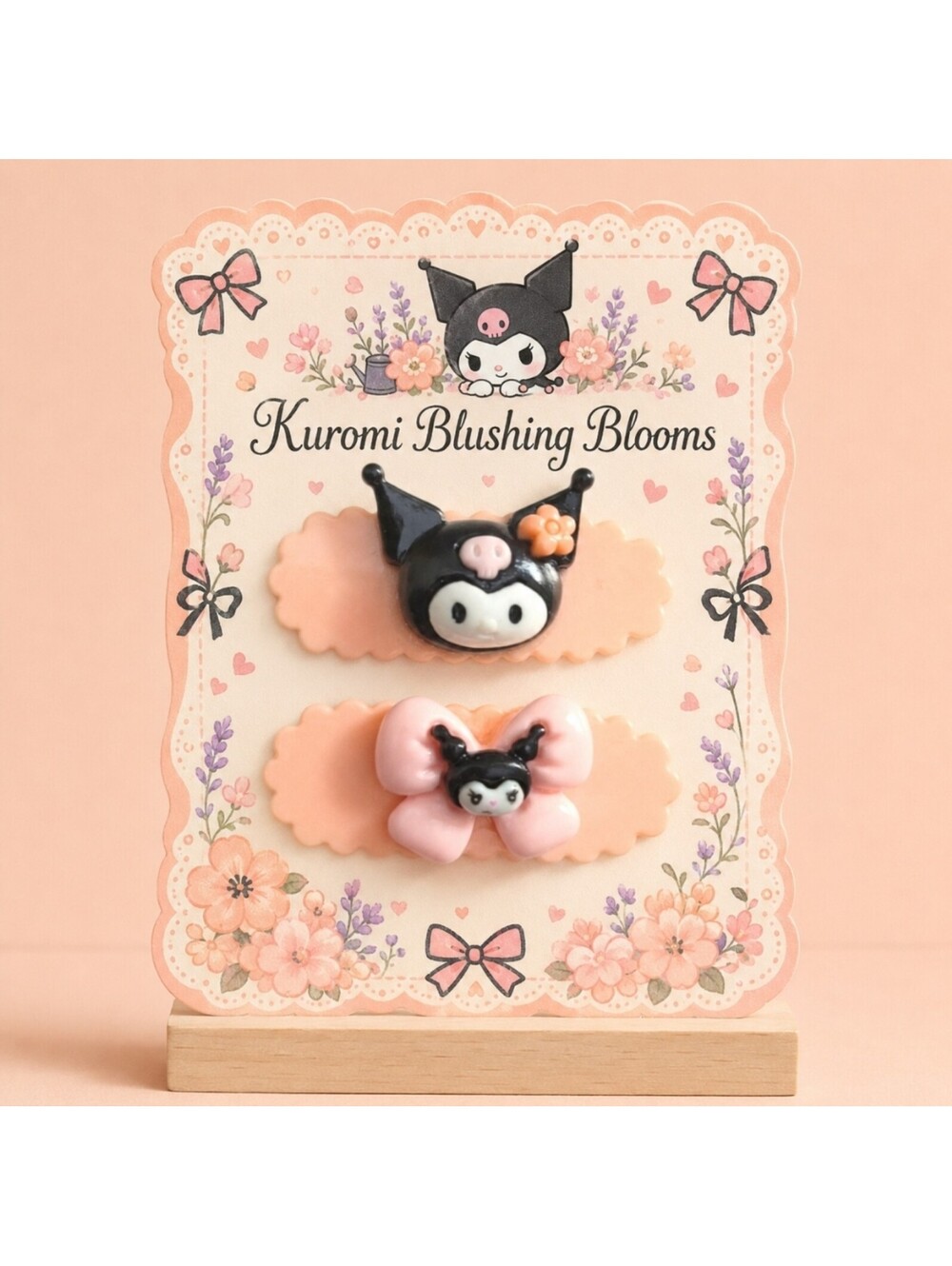 Sanrio Hello Kitty Kuromi Clips Barrettes Handmade New